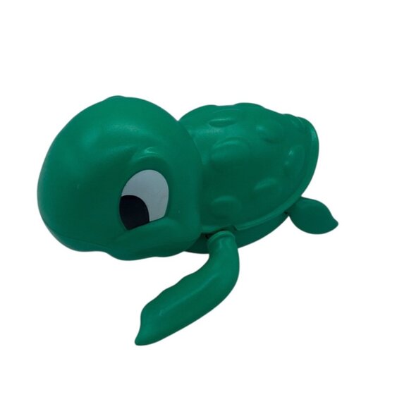 Green Wind-Up Turtle Pool Bath Toy Target 4” Long Sun Squad Floats - Picture 1 of 6
